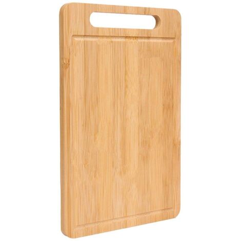 Planche à découper de cuisine, planche à découper ménagère en bambou durable