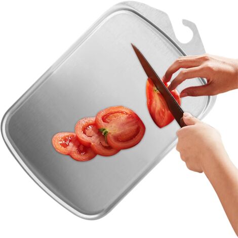 Planche À Découper En Acier Inoxydable Pour Cuisine, Planche