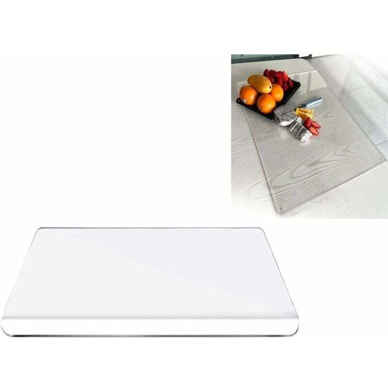 Serbia - Planche à Découper en Acrylique pour la Cuisine Planche à Découper Transparente Antidérapante pour la Cuisine (Transparente, 45400.5)