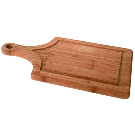 Planche à Découper En Bambou 35 X 30 X 1,8 Cm  Avec Manche - Cosy & Trendy