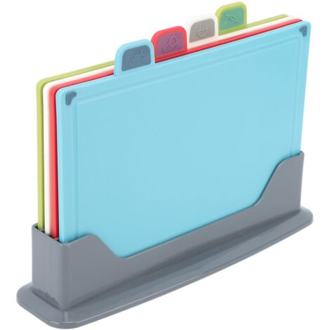 Planche à découper en plastique, antibactérienne et résistante aux moisissures (avec base)