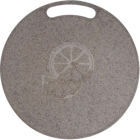 Planche à découper en plastique, planche à découper de cuisine ronde, planche à pâtisserie 31 cm
