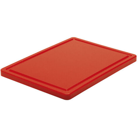 Planche à Découper en Rouge pour Viande avec Rainure - Virtus