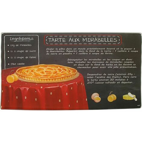 Planche à découper en verre 30 x 20 cm – Antidérapante pour préparation sécurisée – Résistante aux chocs – Design moderne