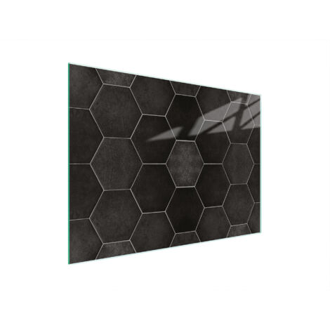 PLANCHE À DÉCOUPER EN VERRE 30x22 ASSIETTE