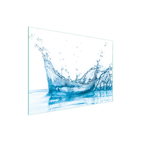 PLANCHE À DÉCOUPER EN VERRE 30x22 EAU