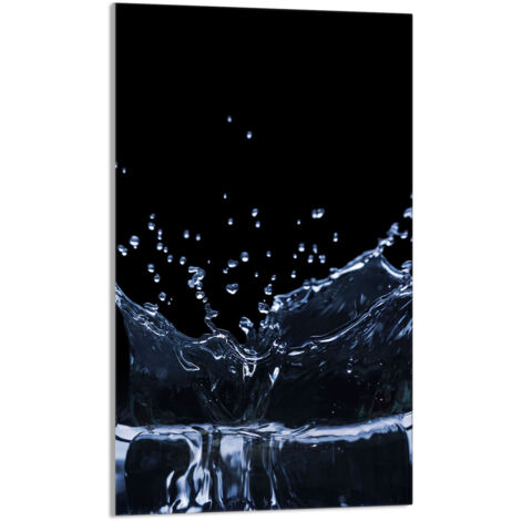 PLANCHE À DÉCOUPER EN VERRE 30x52 Eau