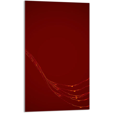 PLANCHE À DÉCOUPER EN VERRE 30x52 Rouge