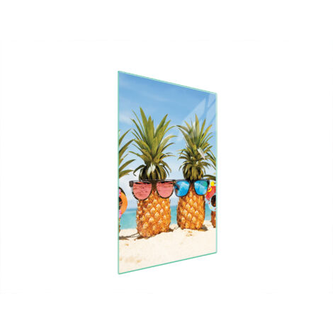 PLANCHE À DÉCOUPER EN VERRE 35x52 ANANAS