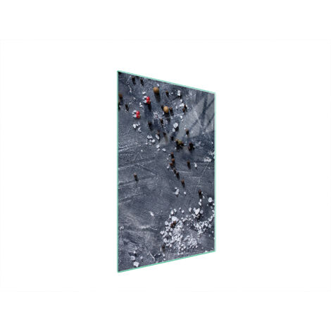 PLANCHE À DÉCOUPER EN VERRE 35x52 ARDOISE