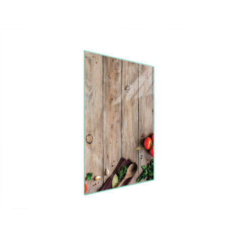 PLANCHE À DÉCOUPER EN VERRE 35x52 BOIS