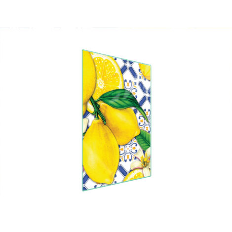 PLANCHE À DÉCOUPER EN VERRE 35x52 CITRONS