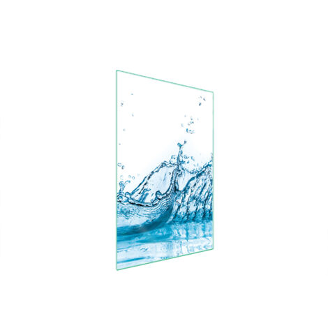 PLANCHE À DÉCOUPER EN VERRE 35x52 EAU