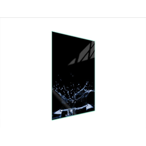 PLANCHE À DÉCOUPER EN VERRE 35x52 EAU