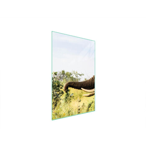 PLANCHE À DÉCOUPER EN VERRE 35x52 ÉLÉPHANT
