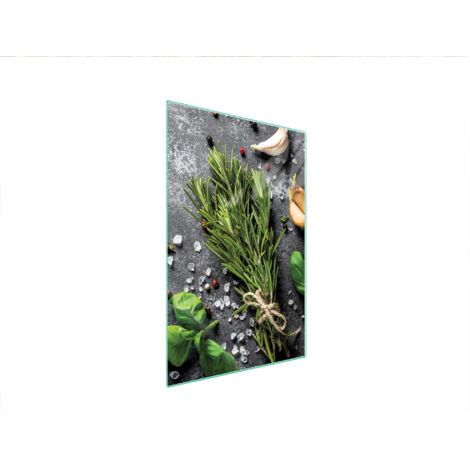 PLANCHE À DÉCOUPER EN VERRE 35x52 ÉPICES