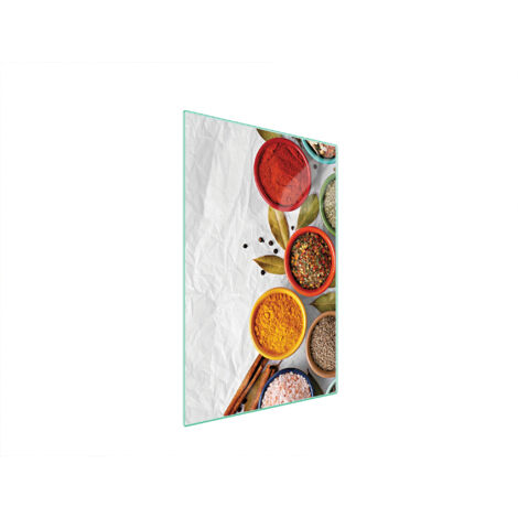 PLANCHE À DÉCOUPER EN VERRE 35x52 ÉPICES