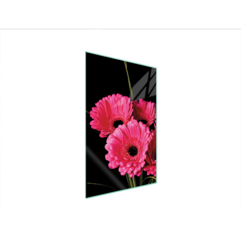 PLANCHE À DÉCOUPER EN VERRE 35x52 GERBERA