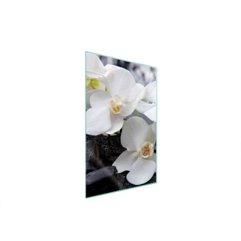 PLANCHE À DÉCOUPER EN VERRE 35x52 ORCHIDÉE