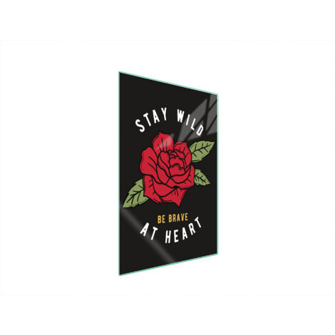 PLANCHE À DÉCOUPER EN VERRE 35x52 ROSE