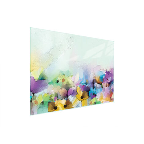 PLANCHE À DÉCOUPER EN VERRE 40x30 FLEURS