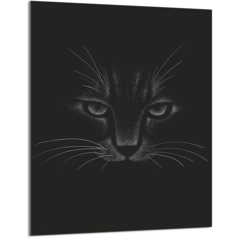 PLANCHE À DÉCOUPER EN VERRE 40x52 Chat