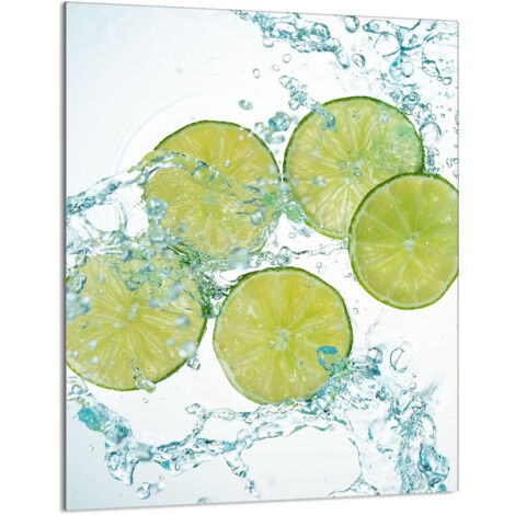 Planche à découper en verre 40x52 Citron vert