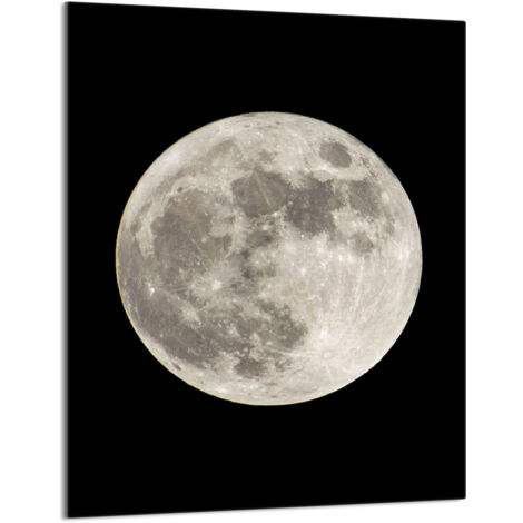 PLANCHE À DÉCOUPER EN VERRE 40x52 Lune