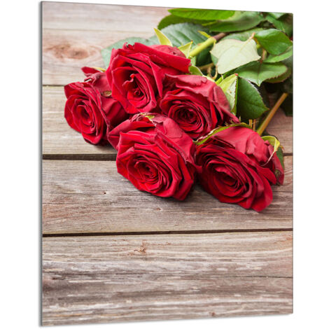 PLANCHE À DÉCOUPER EN VERRE 40x52 Roses