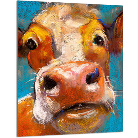 Planche à découper en verre 40x52 Vache