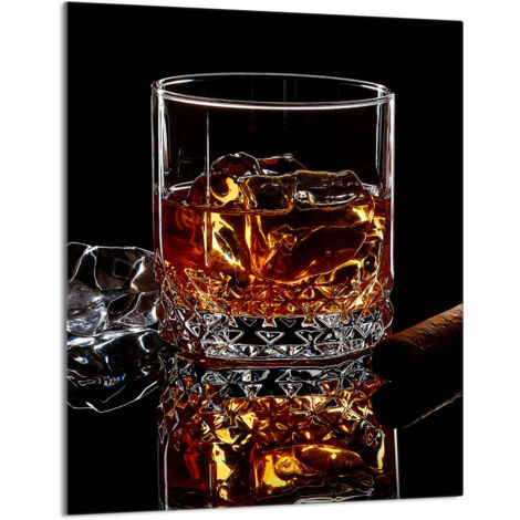 Planche à découper en verre 40x52 Whisky
