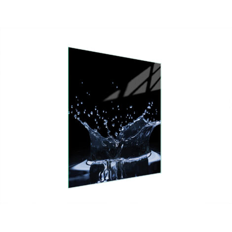 PLANCHE À DÉCOUPER EN VERRE 45x52 EAU