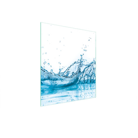 PLANCHE À DÉCOUPER EN VERRE 45x52 EAU