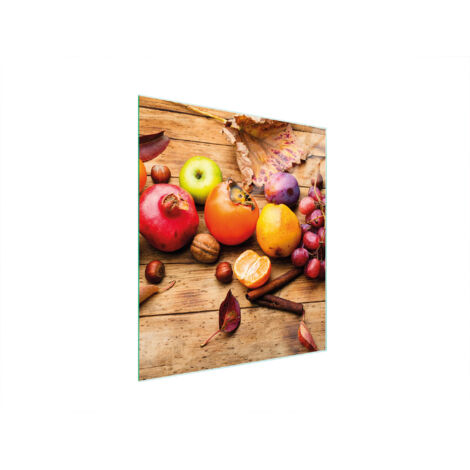 PLANCHE À DÉCOUPER EN VERRE 45x52 FRUITS