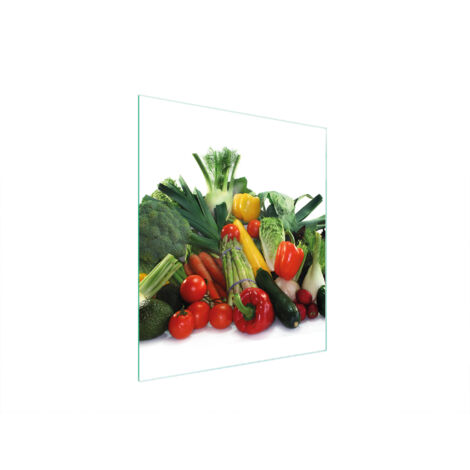PLANCHE À DÉCOUPER EN VERRE 45x52 LÉGUMES
