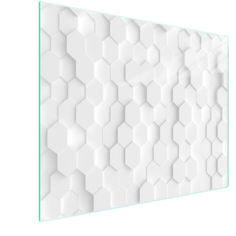 PLANCHE À DÉCOUPER EN VERRE 52x30 BLANC