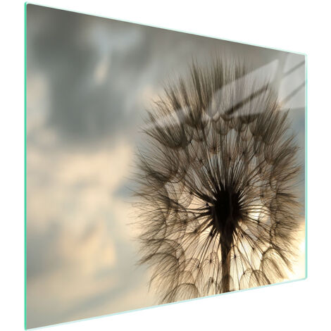 PLANCHE À DÉCOUPER EN VERRE 52x30 FLEUR