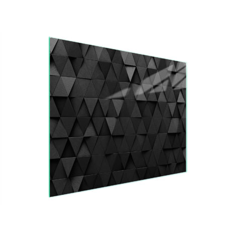 PLANCHE À DÉCOUPER EN VERRE 52x30 NOIRE