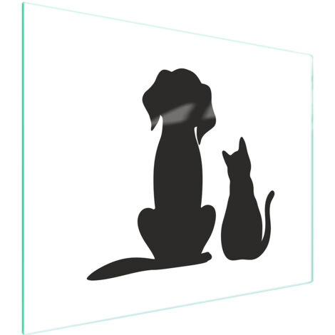 PLANCHE À DÉCOUPER EN VERRE 52x40 ANIMAUX
