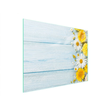 PLANCHE À DÉCOUPER EN VERRE 52x40 CAMOMILLE