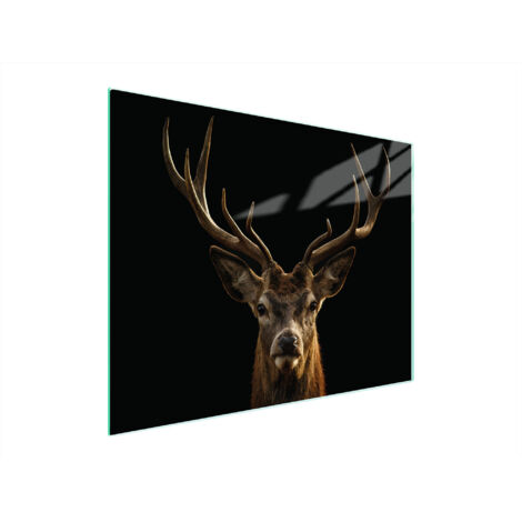 PLANCHE À DÉCOUPER EN VERRE 52x40 CERF