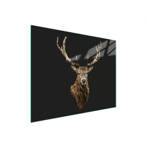 PLANCHE À DÉCOUPER EN VERRE 52x40 CERF