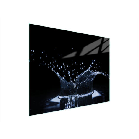 PLANCHE À DÉCOUPER EN VERRE 52x40 EAU