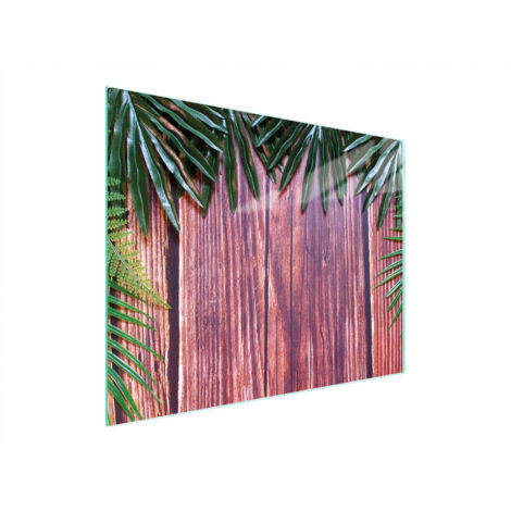 PLANCHE À DÉCOUPER EN VERRE 52x40 FEUILLES