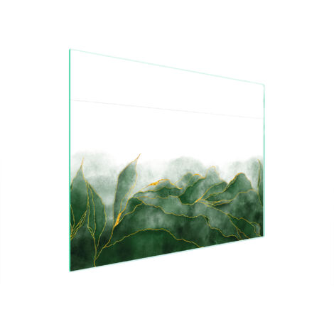 PLANCHE À DÉCOUPER EN VERRE 52x40 FEUILLES