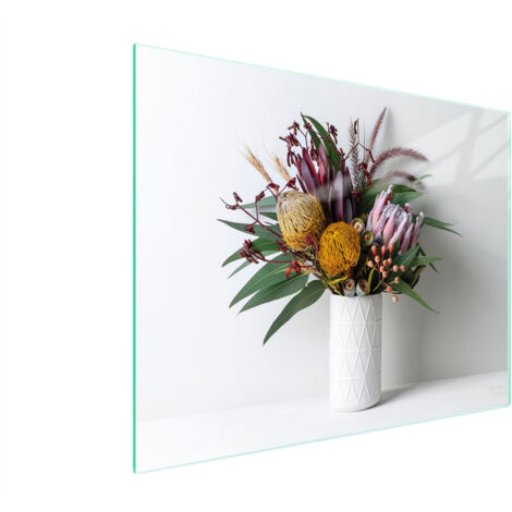 PLANCHE À DÉCOUPER EN VERRE 52x40 FLEURS