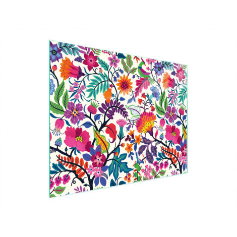 PLANCHE À DÉCOUPER EN VERRE 52x40 FLEURS