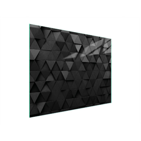 PLANCHE À DÉCOUPER EN VERRE 52x40 NOIRE