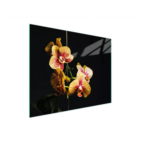 PLANCHE À DÉCOUPER EN VERRE 52x40 ORCHIDÉE