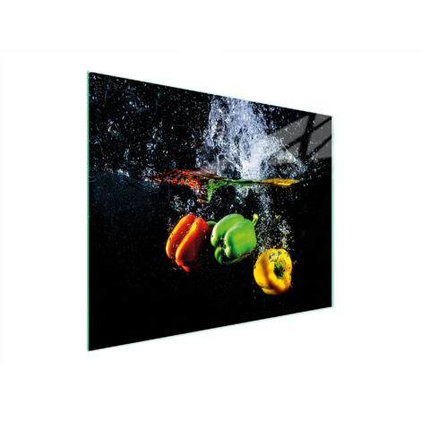 PLANCHE À DÉCOUPER EN VERRE 52x40 POIVRE